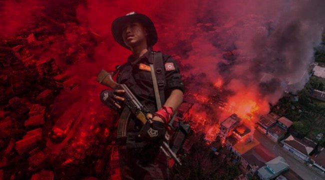 Myanmar'da dehşet! Köylüleri canlı canlı yaktılar